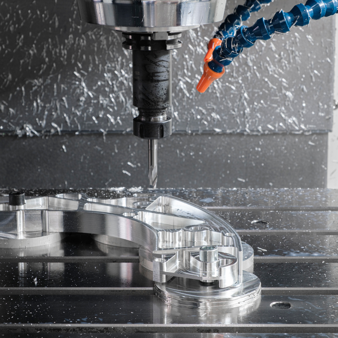 Engineer working with precision tools in prototyping workshop